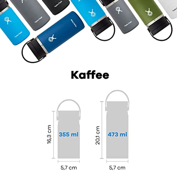 Hydro Flask Hydro Flask 16 oz Wide Mouth with Flex Sip Lid Kaffeebecher pacific – Bild 3
