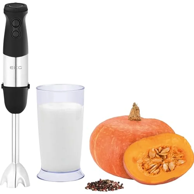 ECG RM 750 Stabmixer mit 2 Geschwindigkeitstasten Soft-Touch und 750 W Leistung, Schwarz – Bild 9