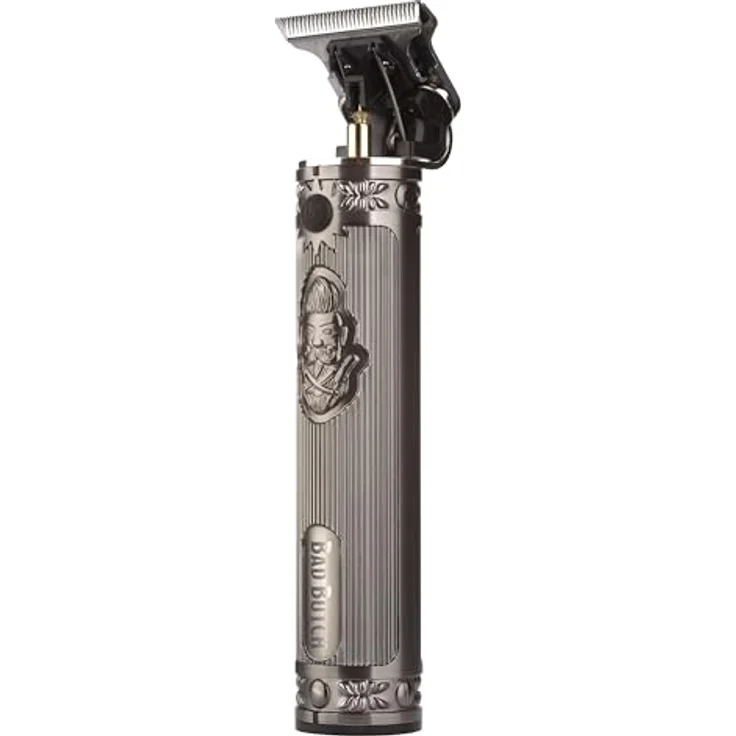 EFALOCK Professional Haar- und Bartschneider Efalock Bad Butch Trimmer, Ultra präzise Zero Schnitte, inkl. 3 Aufsteckkämme, 4 Stunden Akkulaufzeit, T-Stahlklinge - Schwarz – Bild 5