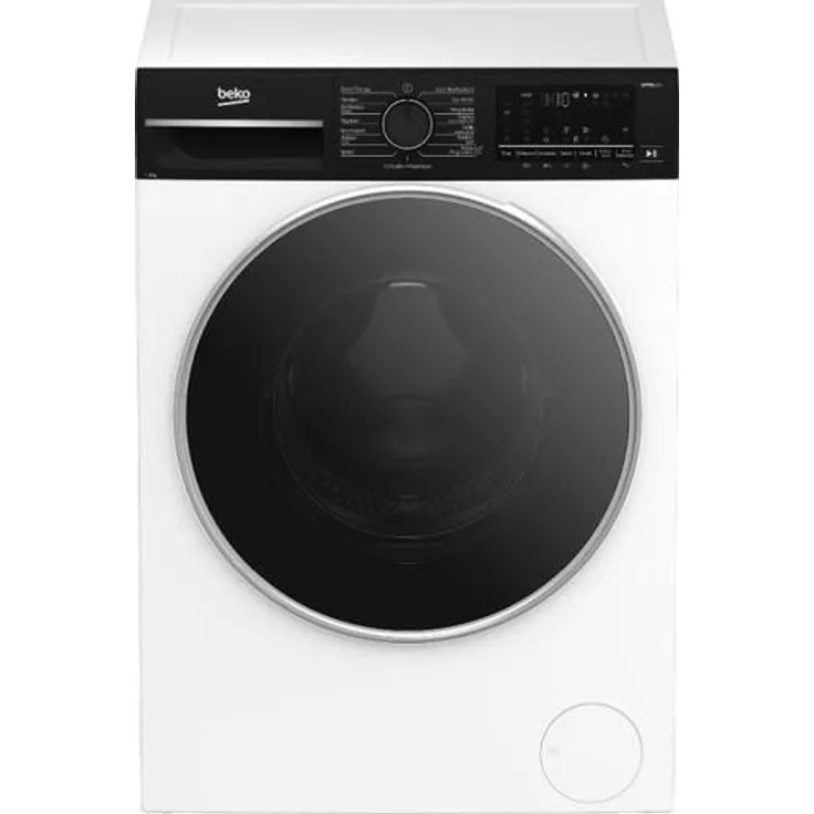 Beko B5WFT610410S Waschautomat, 10 kg, SteamCure Dampffunktion & HomeWhiz Technologie, energieeffizient A