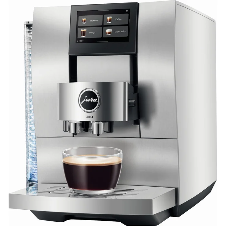 JURA Z10 (EB) Aluminium White Kaffeevollautomat 15613, 51 Spezialitäten, 4,3" Touchscreen, Kalt- und Heißbrühverfahren, automatisches Mahlwerk