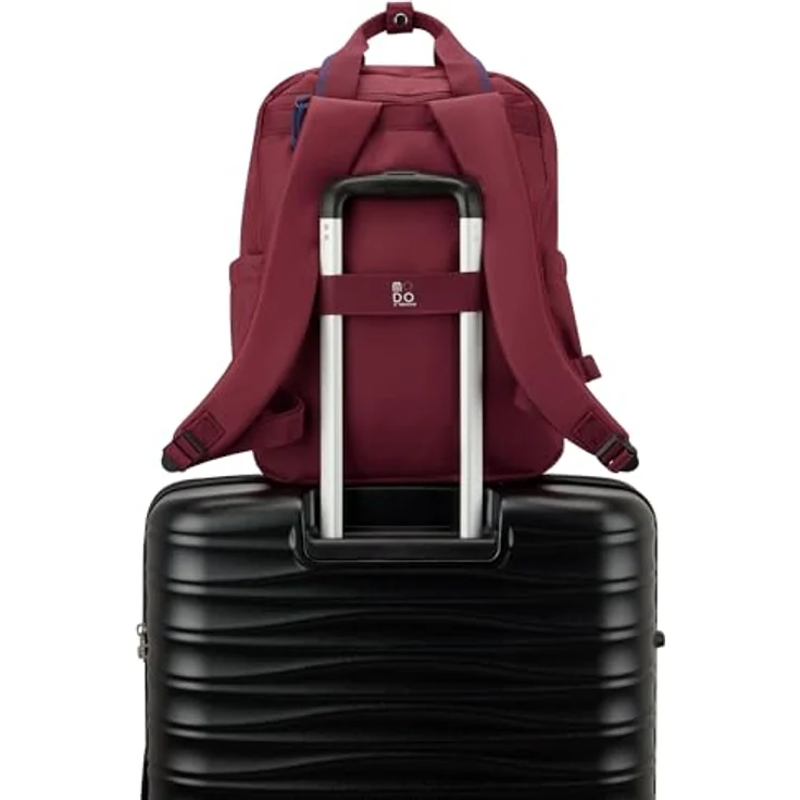 MODO by Roncato Starlight 3.0 Reiserucksack, 40 cm, burgunderrot, 100% Polypropylen – Bild 8