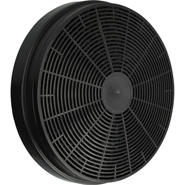 vhbw 4x Aktivkohlefilter Ersatz für Hanseatic CF110, 812120, K10001 für Dunstabzugshaube - 17,5 cm, schwarz – Bild 3