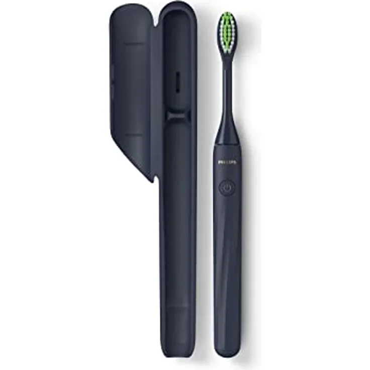 PHILIPS One batteriebetriebene elektrische Zahnbürste, Farbe Mitternachtsblau, 1 Stück (1er Pack) HY1100/04