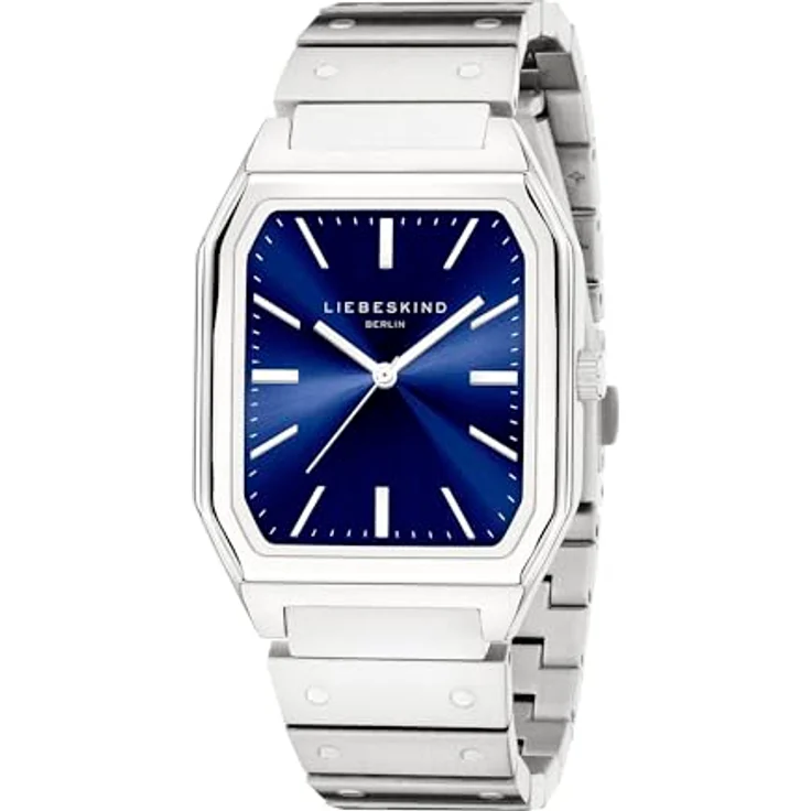 Liebeskind Berlin Armbanduhr LT-0452-MQ Silber, Damenuhr mit Edelstahlgehäuse und Faltschließe – Bild 2