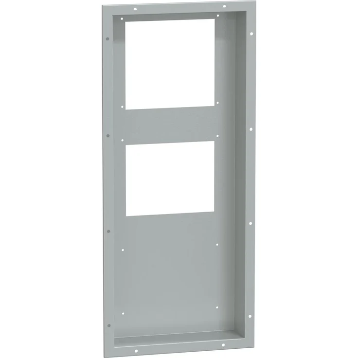 Schneider Electric Nsycuacc036dg, halb bündiger Montagesatz für Kühlgeräte aus galvanisiertem Stahl, IP55, Grau RAL 7035, 1070 x 475 x 115 mm