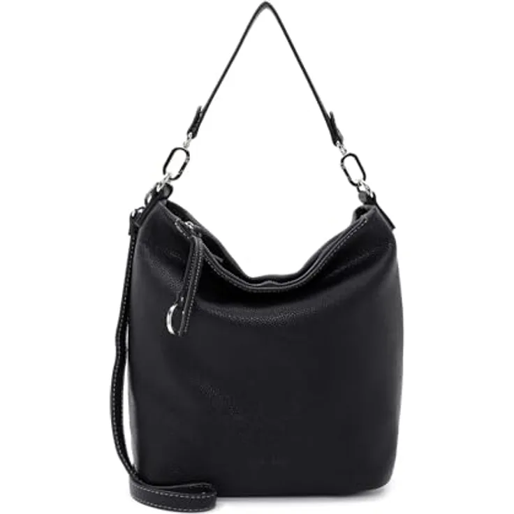 Suri Frey Beutel Debby, Handtasche aus Feinsynthetik mit Logo-Prägung, blau, 35 x 31 x 15 cm