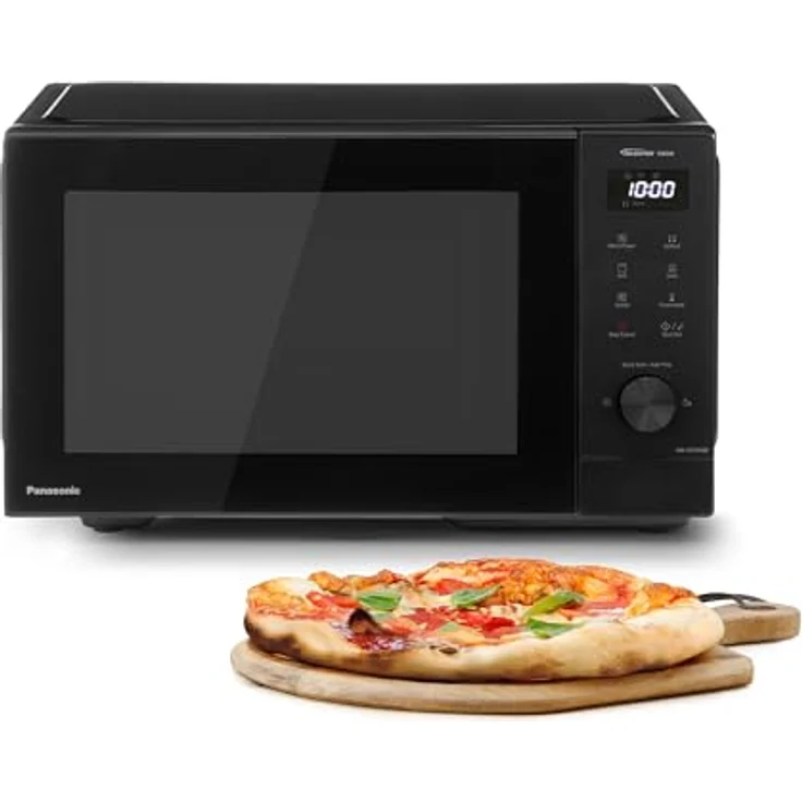 Panasonic NN-GD35QBEPG, 29L Grill-Mikrowelle mit 1000 W, automatischem Auftauen, Kombinationsgaren und Timer, Schwarz – Bild 1