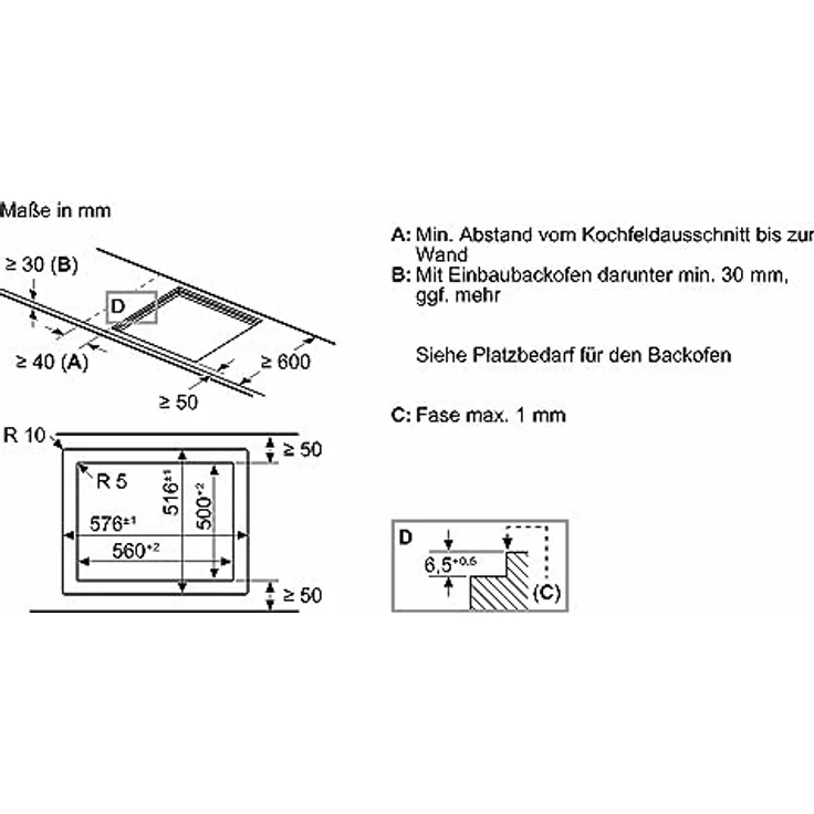 Siemens EH601HFB1E iQ300, Smartes Induktionskochfeld, 60 cm, Schwarz, flächenbündig, TouchSlider, Dunstabzugsautomatik – das perfekte Zusammenspiel von Kochfeld und Dunstabzugshaube – Bild 5