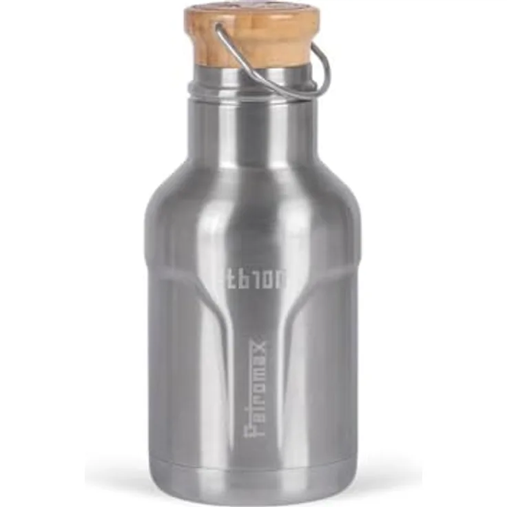 Petromax Isolierflasche 1,0 Liter, BPA-frei, Kühlhaltedauer 74h, Warmhaltedauer 18h, tb100