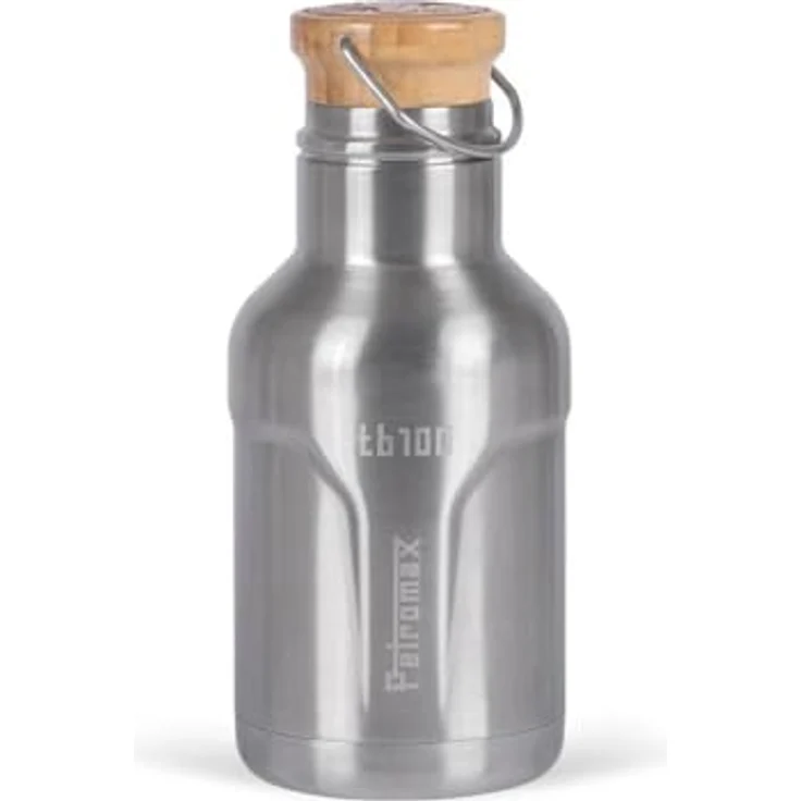 Petromax Isolierflasche 1,0 Liter, BPA-frei, Kühlhaltedauer 74h, Warmhaltedauer 18h, tb100 – Bild 1