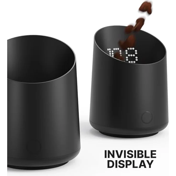 Subminimal SubScale, Präzisions-Kaffevåg für Espresso & Pour-Over, mattschwarz, kompaktes Design mit USB-C-Akku und Spritzwasserschutz – Bild 2