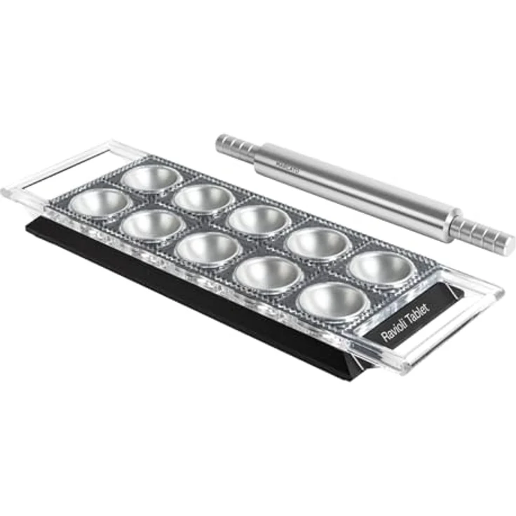Marcato Ravioli Tablet Nudelform, Aluminium, 36 x 21 x 7 cm – Bild 2