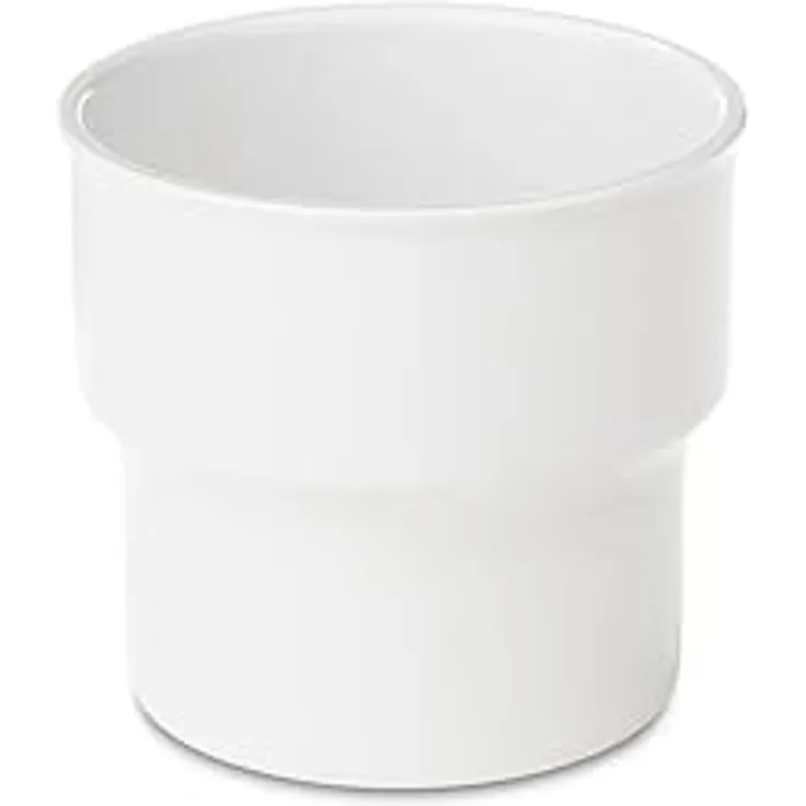 Mepal 2009661 Schüssel, 234 Weiß, Kratzfestes Melamin, spülmaschinenfest, stapelbar