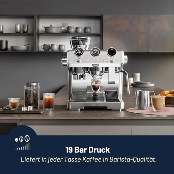 De'Longhi Espressomaschine LA SPECIALISTA MAESTRO EC9885.M, Silber, 2,5 l Wassertank, 19 bar Pumpendruck – Bild 2