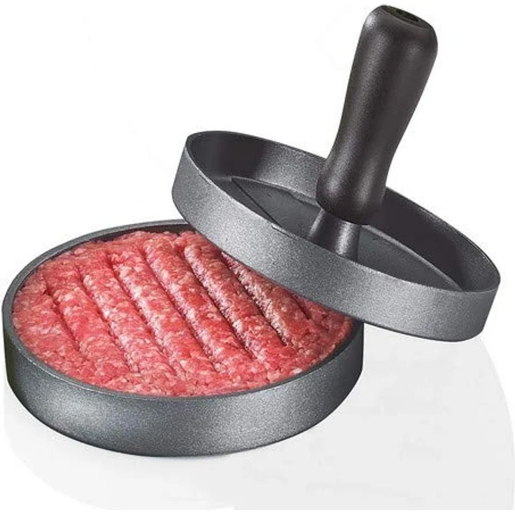 Küchenprofi BBQ Hamburgerpresse CLASSIC, Hamburger Patty maker, Aluminiumguss, beschichtet – Bild 4