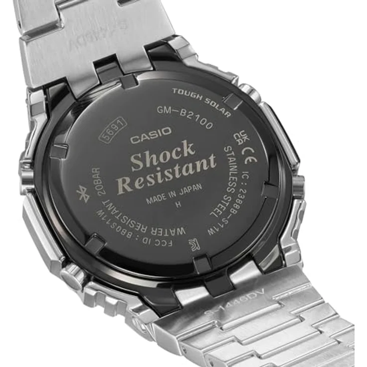 Casio G-SHOCK Classic GM-B2100SD-1AER, Damenuhr mit robustem Design und schwarzem Ziffernblatt – Bild 5
