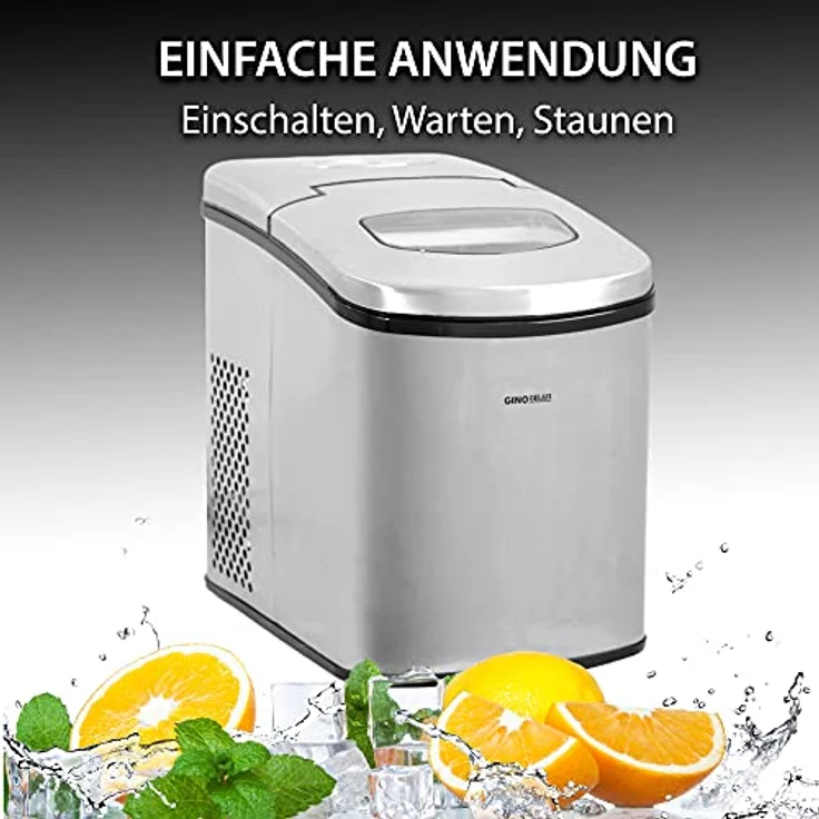 Syntrox Digitaler Edelstahl-Eiswürfelbereiter, Eiswürfelmaschine – Bild 6
