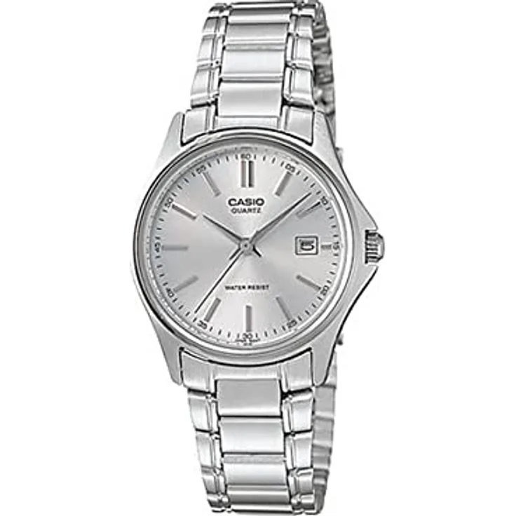 Casio 19728 ltp-1183 a-7 a Quarz Armbanduhr Frau metallisch Silber