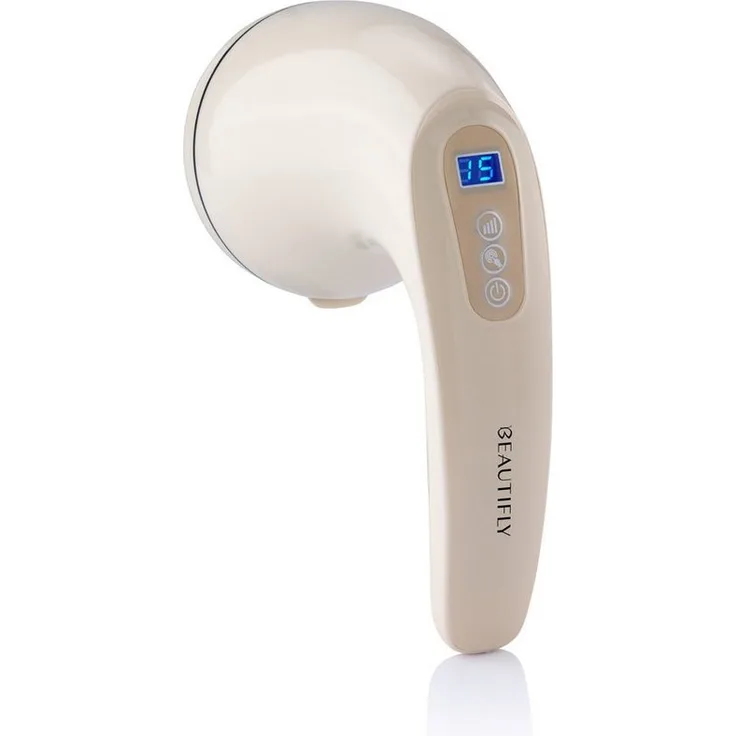 Beautifly Massagegerät B-SKINN-BODY Cellulite Massagegerät Set mit rotem Wärmelicht und 10 Intensitätsstufen