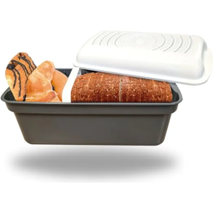 STARLYF Bread Magic Brotkasten mit atmungsaktivem Membran-System, effektive Aufbewahrung, Brotaufbewahrung, Design (32 x 17,5 x 15 cm)