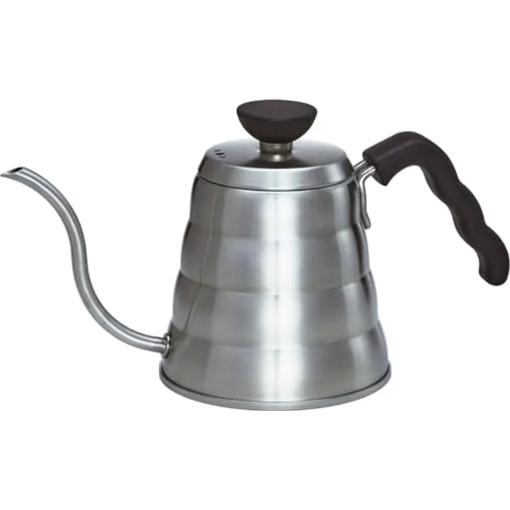 Hario Buono, Wasserkocher mit präziser Ausgusskanne und ergonomischem Griff, Edelstahl