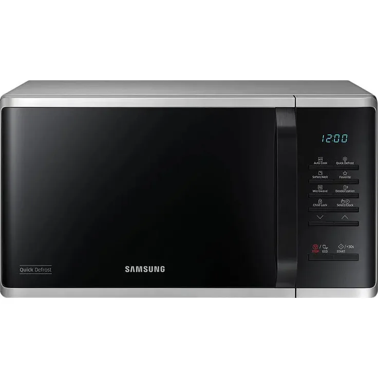 Samsung MS23K3513AS Solo-Mikrowelle, 23 l, 800 W, Tasten, Silber