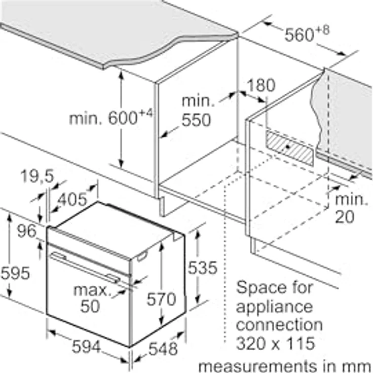 Balay 3HB4841X3, Einbaubackofen, 71 l, Edelstahl, 10 Programme, Hydrolytisch + Pyrolytisch, Energieeffizienzklasse A+ – Bild 8