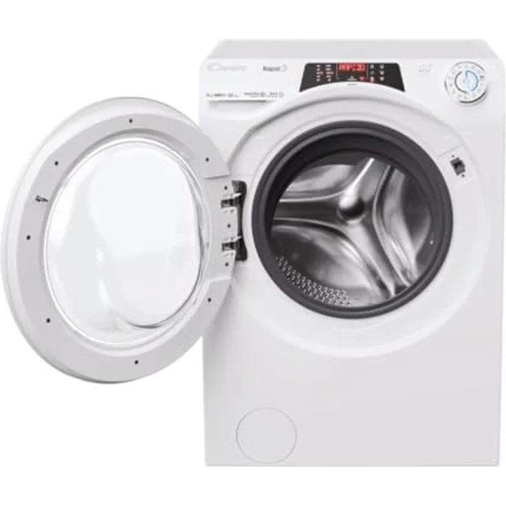 Candy RO 496DWM7/1-S, Frontlader Waschmaschine mit 9 kg Kapazität, 1400 U/min, TFT-Display, Dampffunktion & WLAN – Bild 2