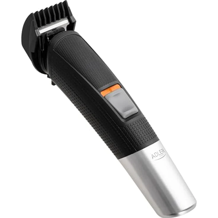 Adler AD 2943 5-in-1 Pflegeset mit Ladestation, Rasierer, Trimmer, LED Anzeige, schwarz – Bild 4