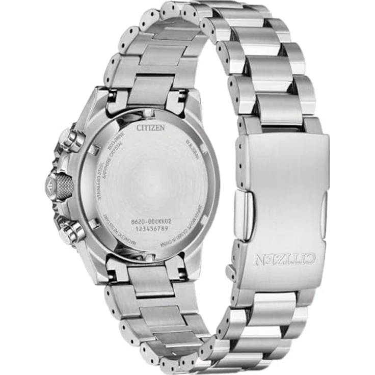 CITIZEN Watch CA4660-61A, Chronograph-Uhr mit Solarenergie und Stoppuhr, Silber – Bild 3