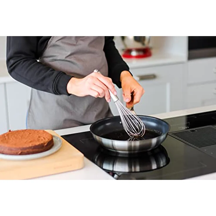 KitchenCraft KitchenAid Premium Edelstahl-Ballon-Schneebesen, großer Backschneebesen, rost- und hitzebeständig bis 260°C – Bild 2