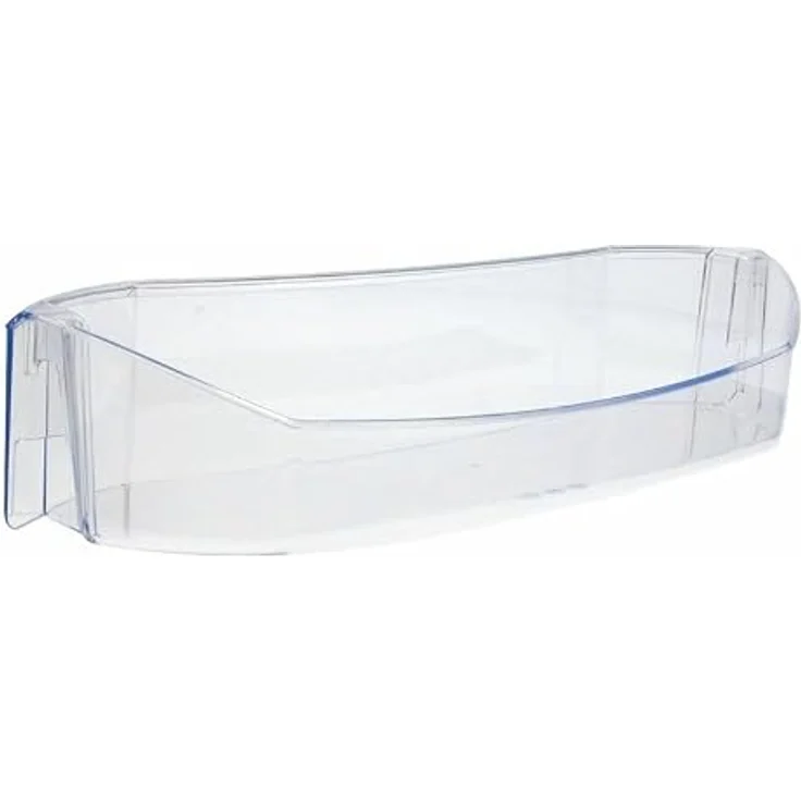 LUTH Premium Profi Parts Türfach unten für Gorenje 449246, transparent, 90 mm hoch, 475 mm lang, Kunststoff – Bild 1