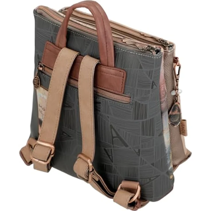 Anekke Hollywood City Rucksack 26 cm, mehrfarbig, 100% Polyurethan, 28 x 13 x 26 cm – Bild 5