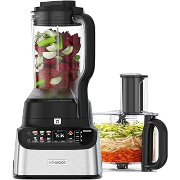 KENWOOD Küchenmaschine FDM73.850SS MultiPro OneTouch - 1000 Watt Standmixer - digitale Waage - silber/schwarz - Preisvergleich – Bild 2