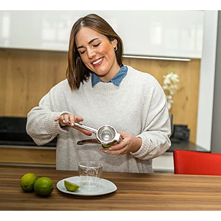 G S D Haushaltsgeräte Limettenpresse, 18-8 Edelstahl, Metall – Bild 7