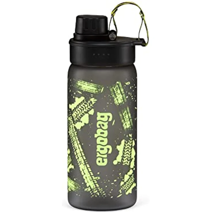 ergobag Trinkflasche, BPA-frei, 0,5 Liter, kinderleicht zu öffnen und zu reinigen – Bild 7