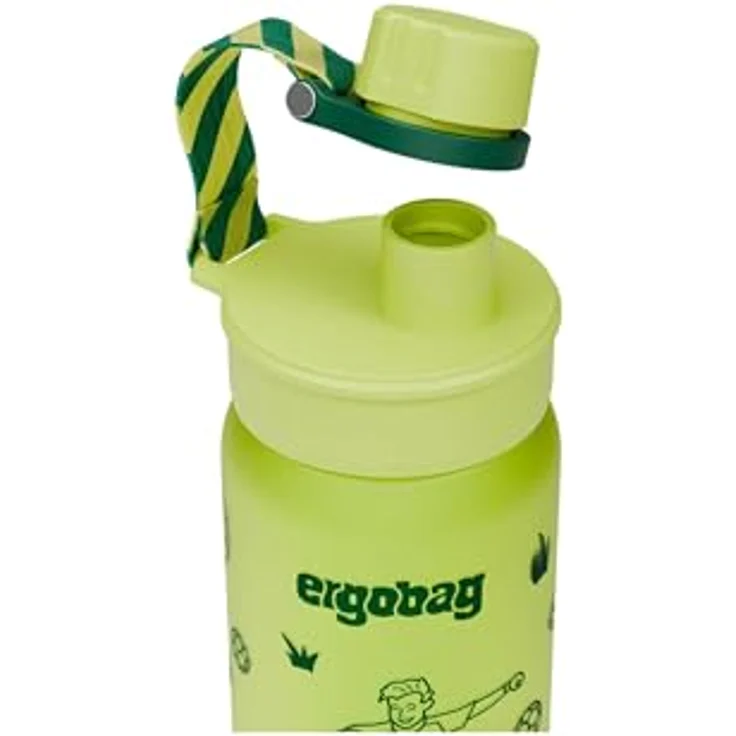 ergobag Trinkflasche, BPA-frei, 0,5 Liter, leicht zu öffnen und zu reinigen, geschmacks- und geruchsneutral – Bild 4