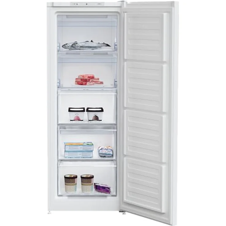 Beko RFNM200T40WN Gefrierschrank, NoFrost, 177 Liter Nutzinhalt, Freistehend, 3 Gefrierschubladen, 2 Fächer, 40 dB, Weiß – Bild 2