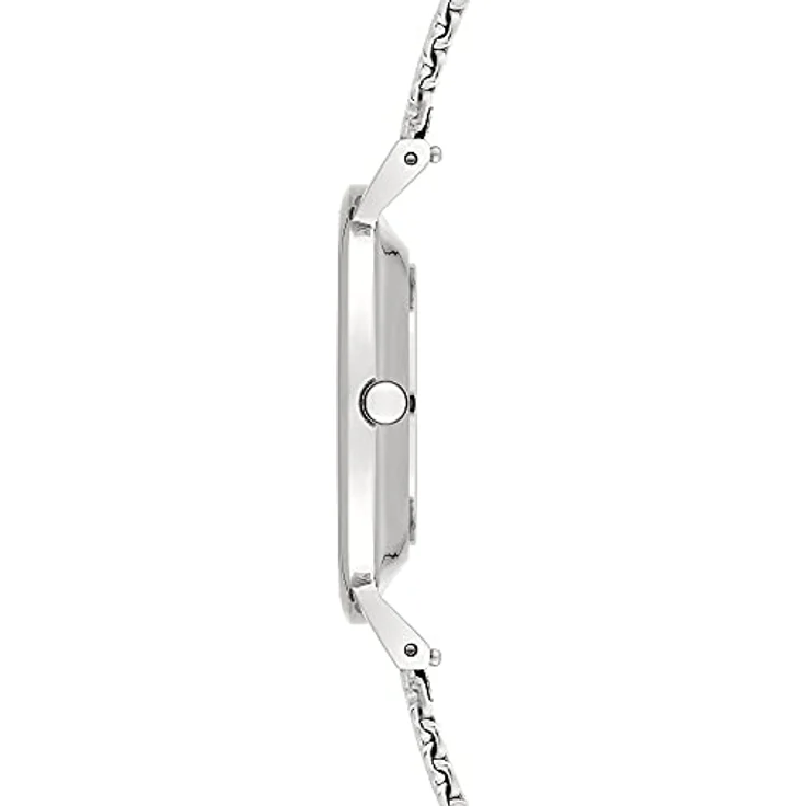 Liebeskind Armbanduhr LT-0298-MQ Silber, Damenuhr mit türkisem Zifferblatt und Meshband – Bild 4