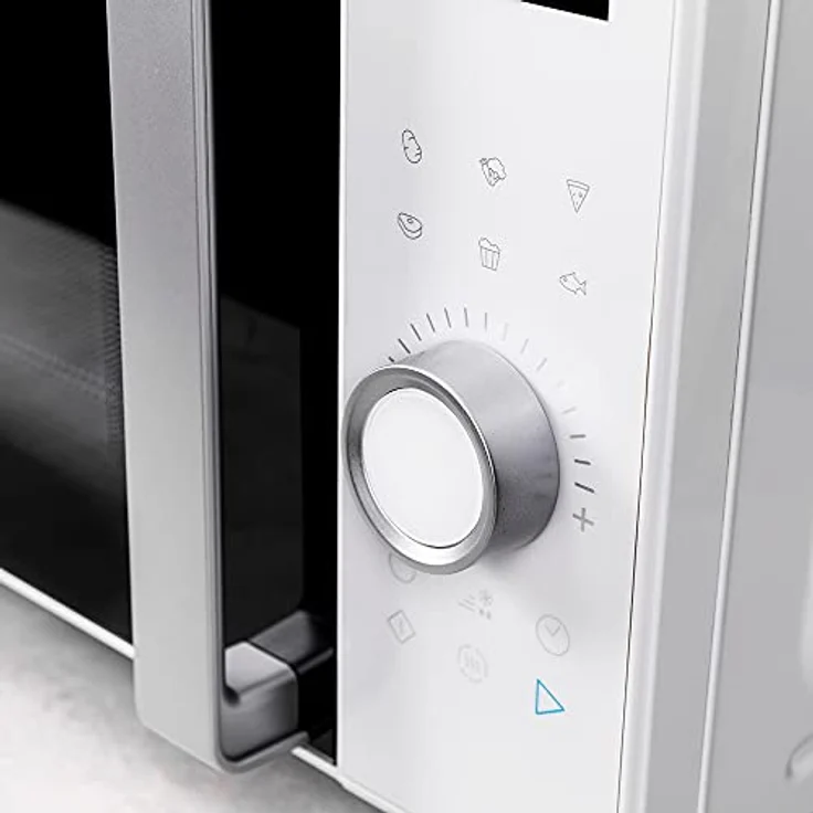 Cecotec Touch-Mikrowelle ohne Teller GrandHeat 2500 Flatbed Touch White. 800 W, 25 Liter Fassungsvermögen, 8 vorkonfigurierte Funktionen, Timer – Bild 4