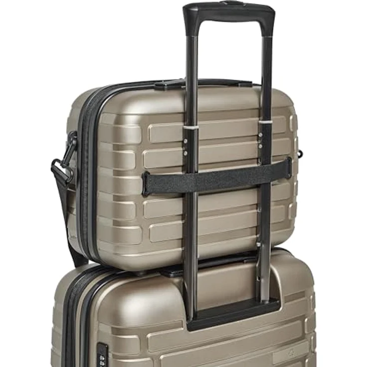 Pactastic Hartschalen Handgepäck Kosmetik-Koffer | Stabiles Beauty-Case mit Aufsteckfunktion | 34 x 17 x 27 cm aus Polypropylen (Collection 04) – Bild 2