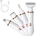 DTC GmbH Elektrorasierer Elektrokörperrasierer Intimate Trimmer Intimrasierer Körperrasierer, USB-Aufladung, Schmerzlos und Schnell