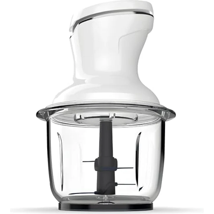 SHOV Elektrischer Mini-Zerkleinerer 300 W, 700 ml Glasbehälter & 4 scharfe Messer für präzises Zerkleinern – Bild 2
