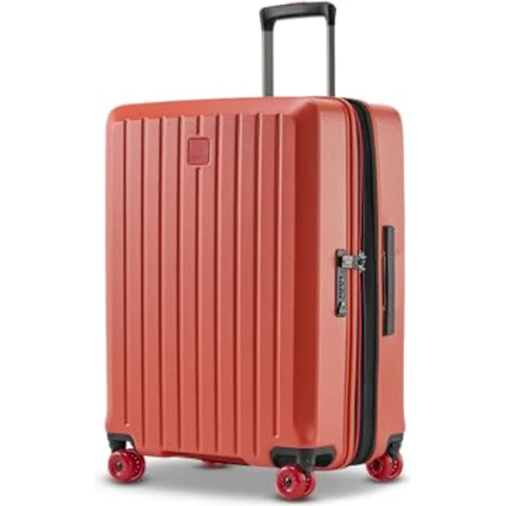 Stratic Buzz 4 Rollen Trolley M, 65 cm mit Dehnfalte, rot, 100% Polycarbonat, 45.5 cm x 26.5 cm x 65 cm – Bild 6