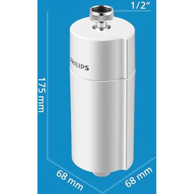 Philips Water Duschfilter, Wasserfilter mit Oxidierungsfunktion, Weiss – Bild 4