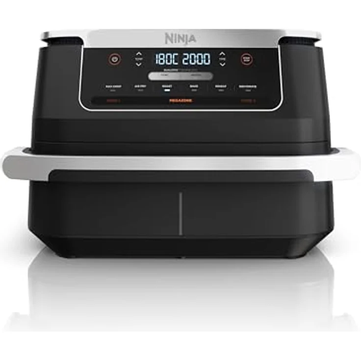Ninja FlexDrawer Heißluftfritteuse AF550EU, 6 Liter, Schwarz, Dual Zone, 6-in-1, Antihaft, spülmaschinenfest – Bild 1
