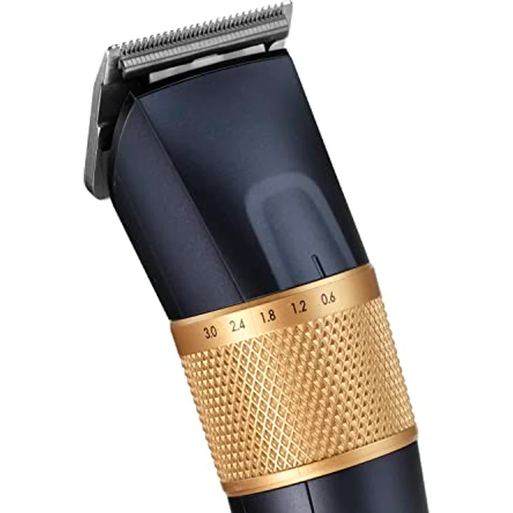 Babyliss Babylissmen Lithium Power Haarschneider E986E mit 45 Längeneinstellungen, Drehrad und 8 Kammaufsätzen Schwarz – Bild 4