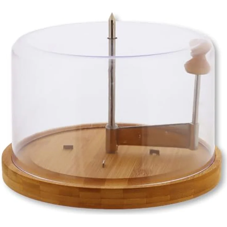 Kesper 68621 Käsehobel mit Haube für ''Tete de moine'' Käse, Ø 21 cm – Bild 2