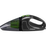 BEPER P202ASP400 Handstaubsauger Kleiner-Tragbarer Autostaubsauger mit 3 Zubehörteilen im Lieferumfang, ABS, Schwarz, 70 W, 0.5 liters